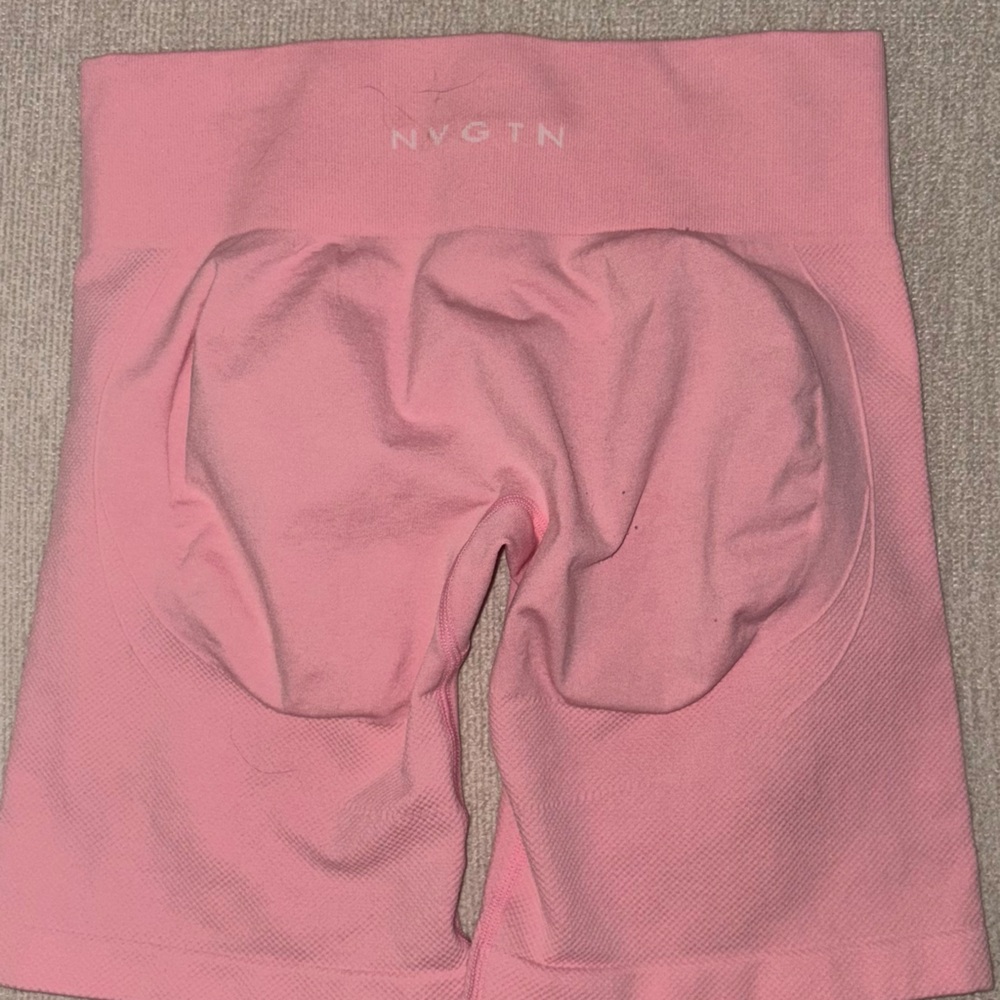 NVGTN Baby Pink Lift Seamless Shorts